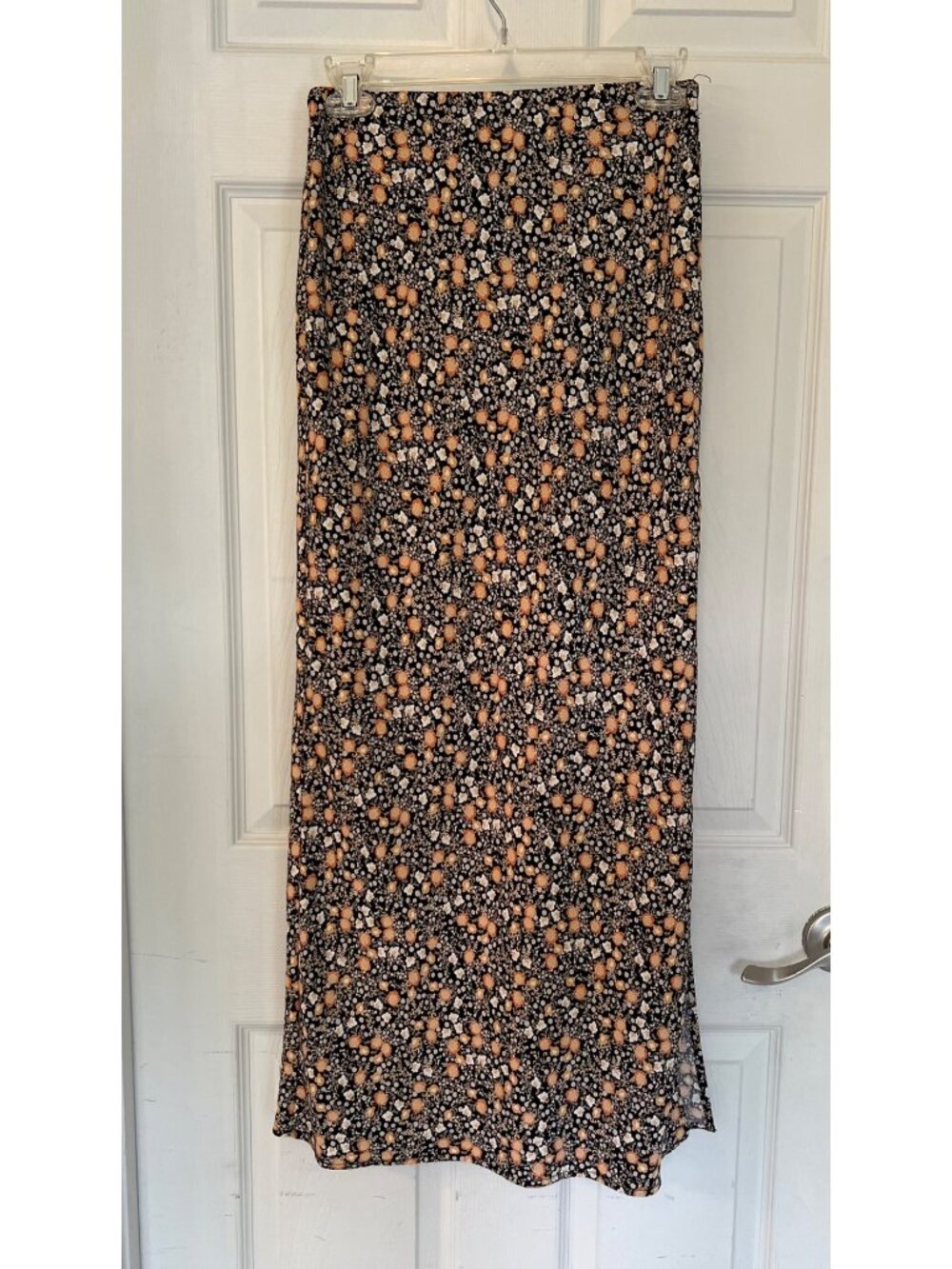 Nili Lotan X Target Floral Pattern Long Pull On A-Line Maxi Skirt 90s Y2K XXS